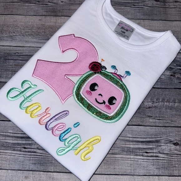 Cocomelon birthday outfit for girls